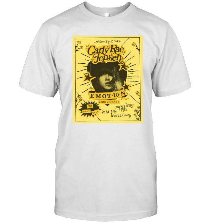 Carly Rae Jepsen Emotion One Night Only Shirt