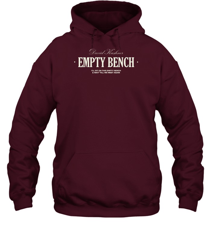 David Kushner Empty Bench Hoodie Sweatshirt