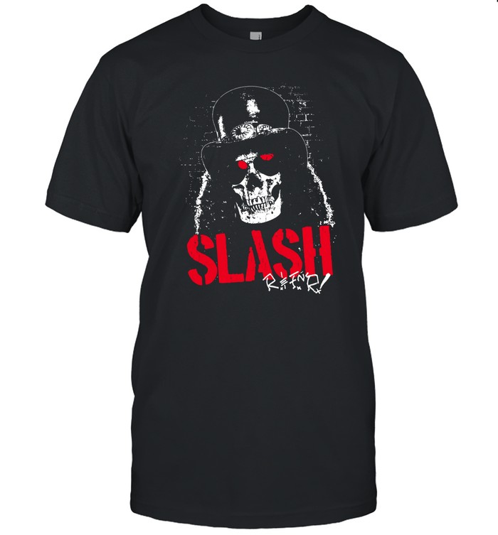 Slash Skull Portrait Black Pullover Shirt, Hoodie, Sweater, Long Sleeve And Tank Top