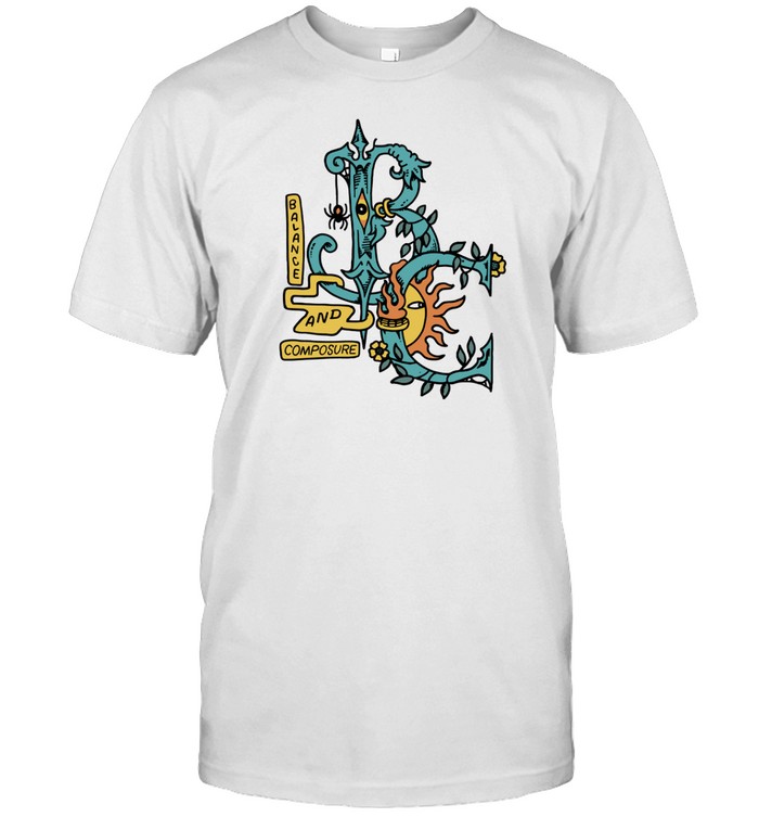 Balanceandcomposure B&C Logo Orchid Blue Tee