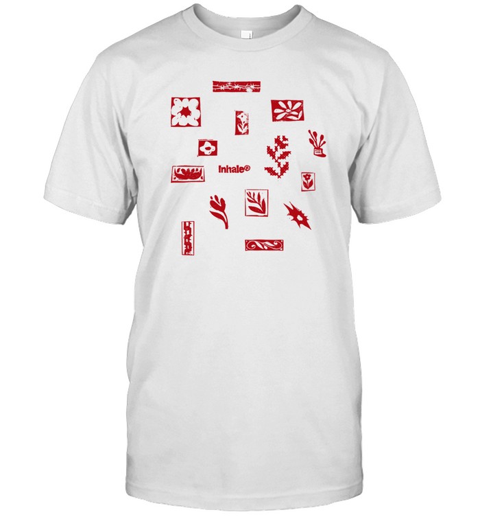 Inhaler Tatreez Flowers Palestine Charity T Shirt